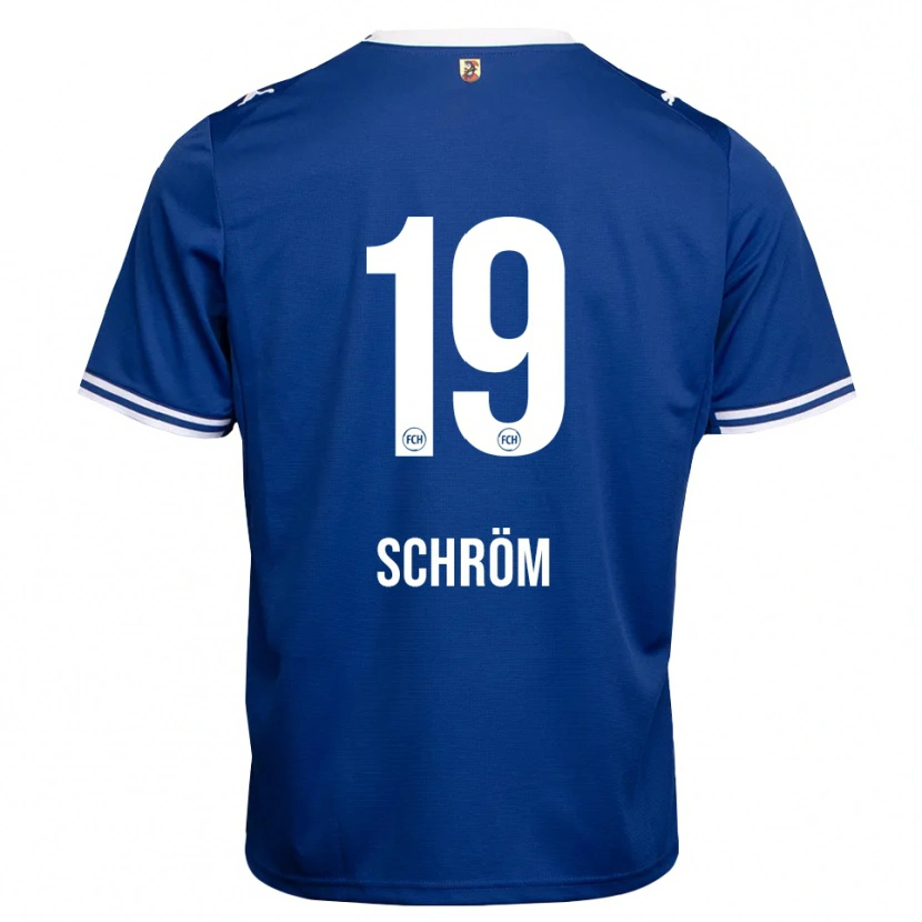 Danxen Mujer Camiseta Aline Schröm #19 Azul Real Blanco 2ª Equipación 2026/27 La Camisa México