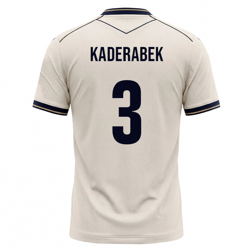 Danxen Mujer Camiseta Pavel Kaderabek #3 Blanco Roto Azul Tinta 2ª Equipación 2026/27 La Camisa México