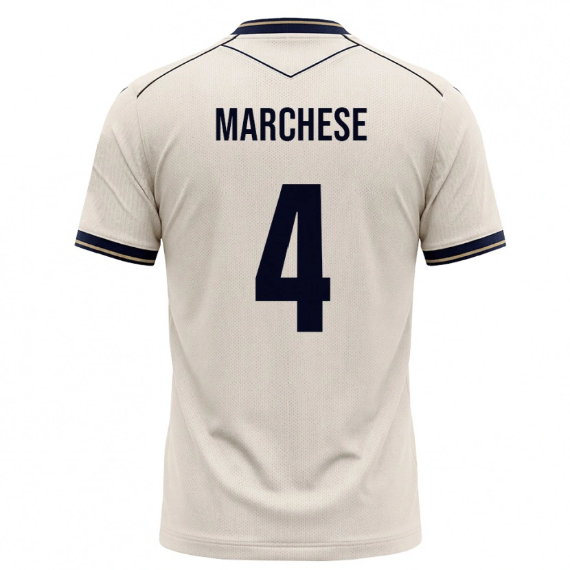 Danxen Mujer Camiseta Luca Marchese #4 Blanco Roto Azul Tinta 2ª Equipación 2026/27 La Camisa México
