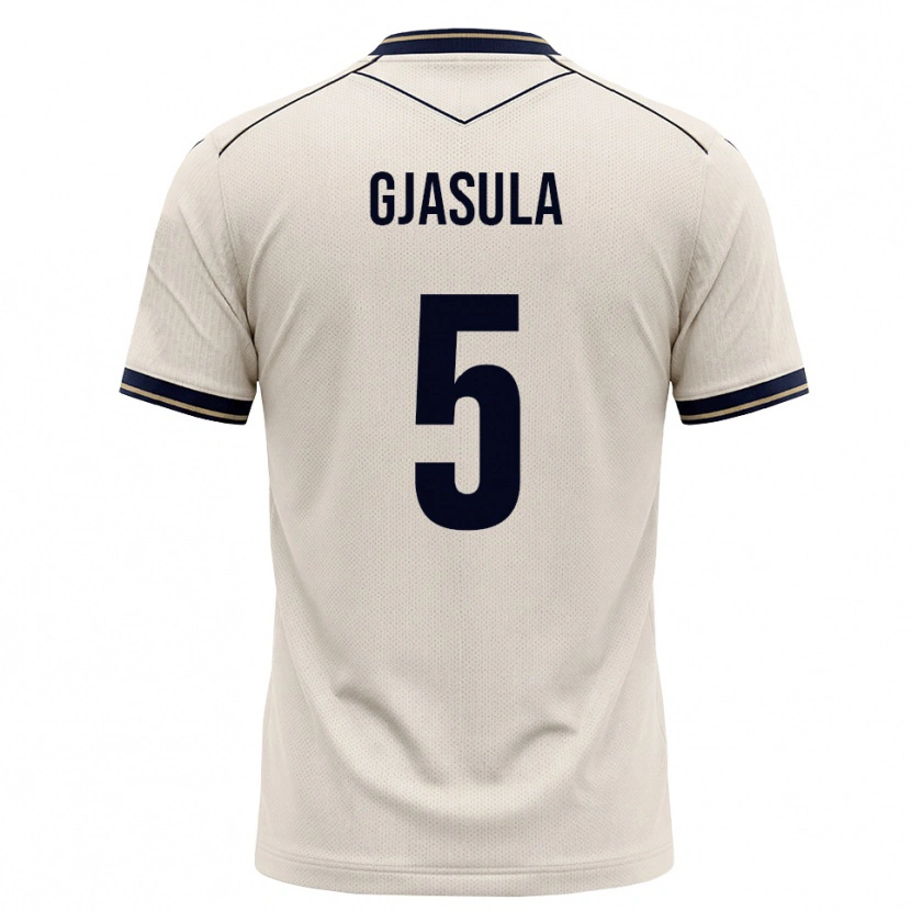 Danxen Mujer Camiseta Klaus Gjasula #5 Blanco Roto Azul Tinta 2ª Equipación 2026/27 La Camisa México