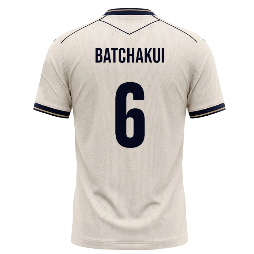 Danxen Mujer Camiseta Kylian Batchakui #6 Blanco Roto Azul Tinta 2ª Equipación 2026/27 La Camisa México