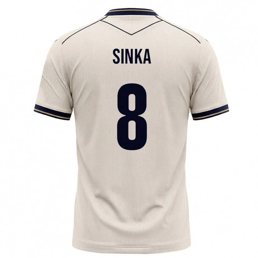 Danxen Mujer Camiseta Napsugár Sinka #8 Blanco Roto Azul Tinta 2ª Equipación 2026/27 La Camisa México