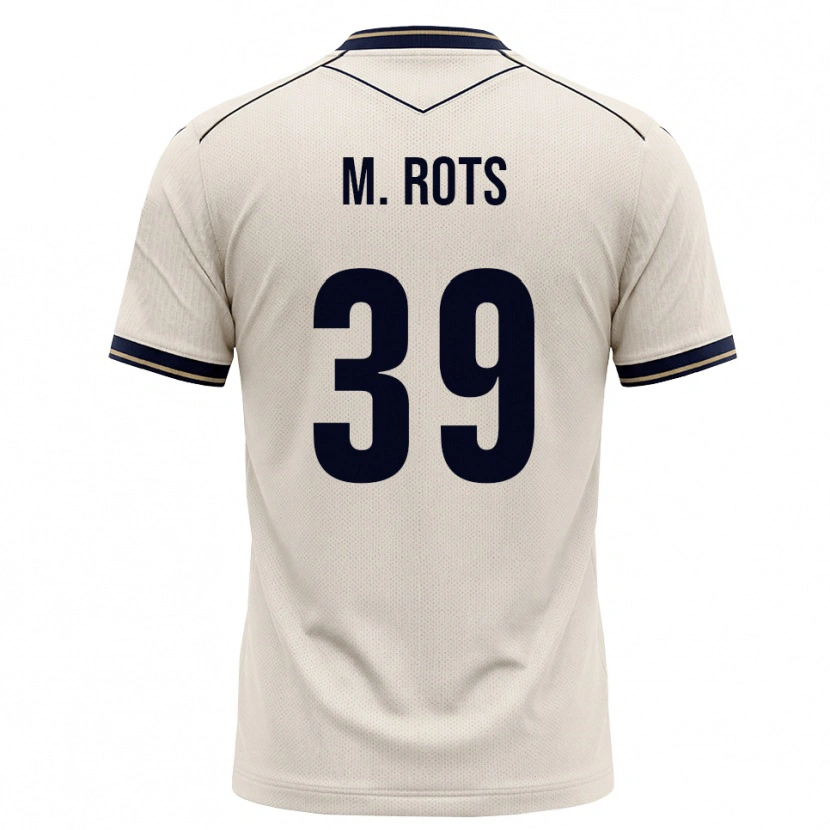Danxen Mujer Camiseta Mats Rots #39 Blanco Roto Azul Tinta 2ª Equipación 2026/27 La Camisa México