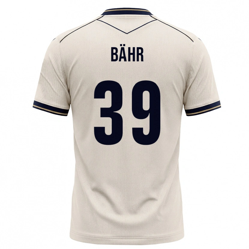 Danxen Mujer Camiseta Florian Bähr #39 Blanco Roto Azul Tinta 2ª Equipación 2026/27 La Camisa México