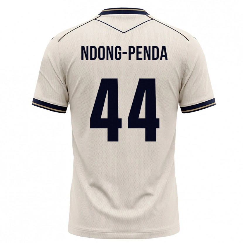 Danxen Mujer Camiseta Maxime Ndong-Penda #44 Blanco Roto Azul Tinta 2ª Equipación 2026/27 La Camisa México