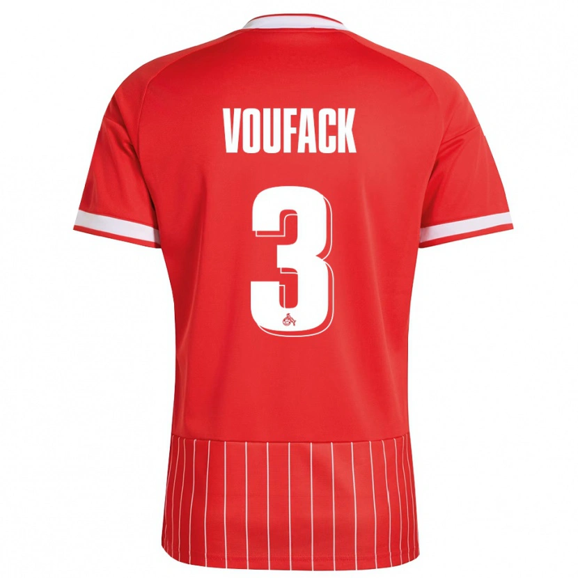 Danxen Mujer Camiseta Lionel Voufack #3 Verde Rojo Blanco 2ª Equipación 2026/27 La Camisa México
