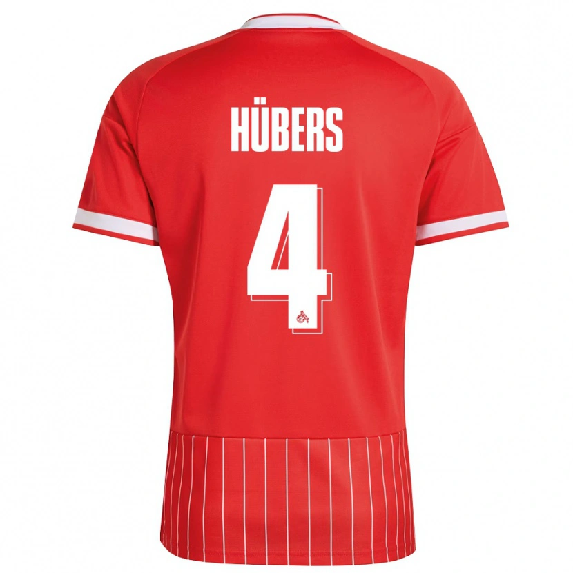 Danxen Mujer Camiseta Timo Hübers #4 Verde Rojo Blanco 2ª Equipación 2026/27 La Camisa México
