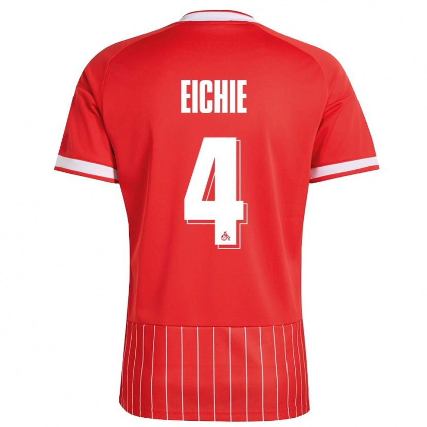 Danxen Mujer Camiseta David Eichie #4 Verde Rojo Blanco 2ª Equipación 2026/27 La Camisa México