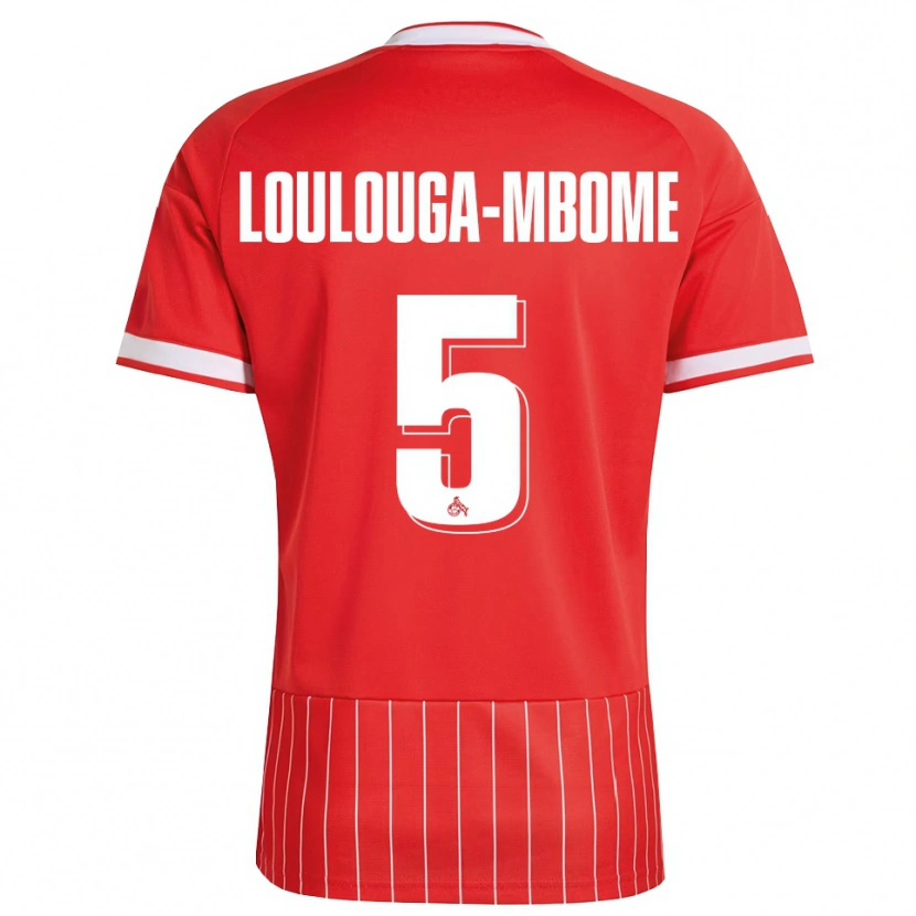 Danxen Mujer Camiseta Pascal Loulouga-Mbome #5 Verde Rojo Blanco 2ª Equipación 2026/27 La Camisa México