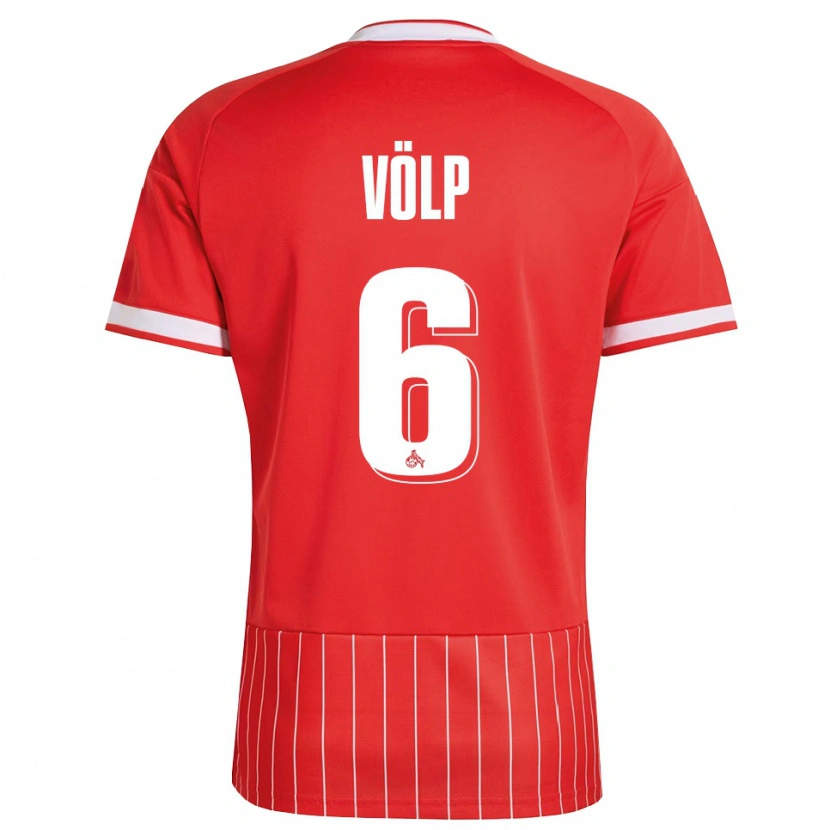 Danxen Mujer Camiseta Lennard Völp #6 Verde Rojo Blanco 2ª Equipación 2026/27 La Camisa México