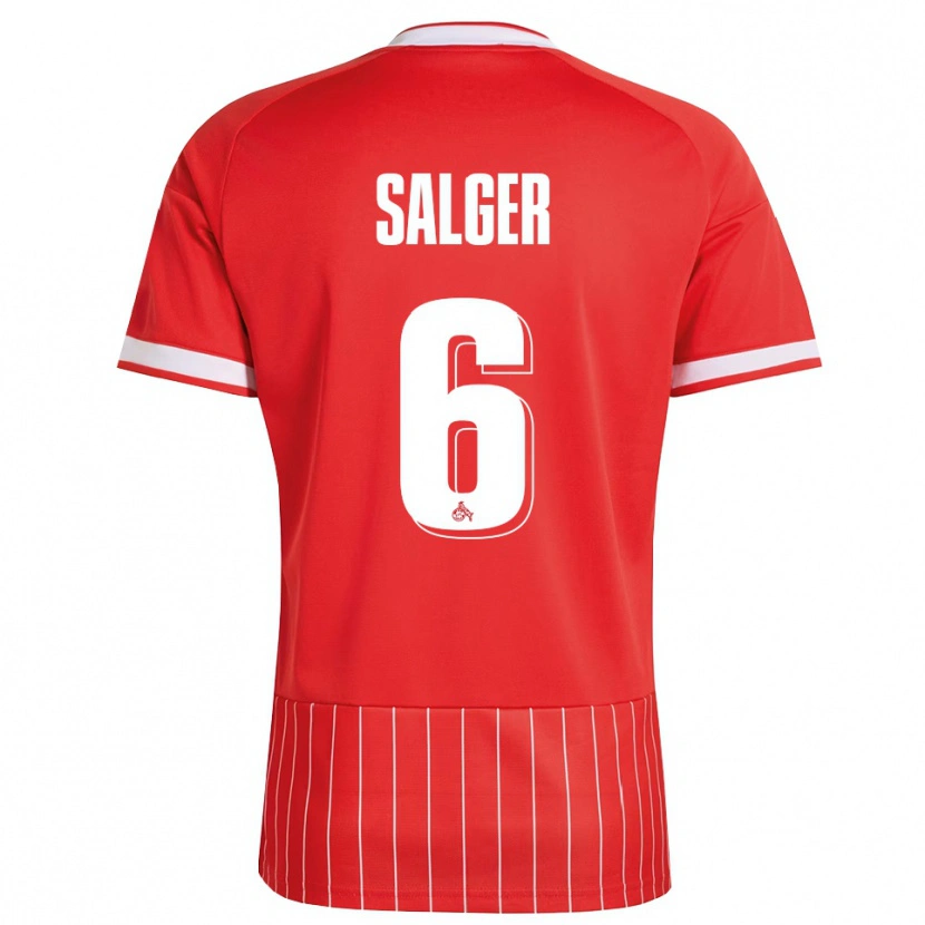 Danxen Mujer Camiseta Stephan Salger #6 Verde Rojo Blanco 2ª Equipación 2026/27 La Camisa México