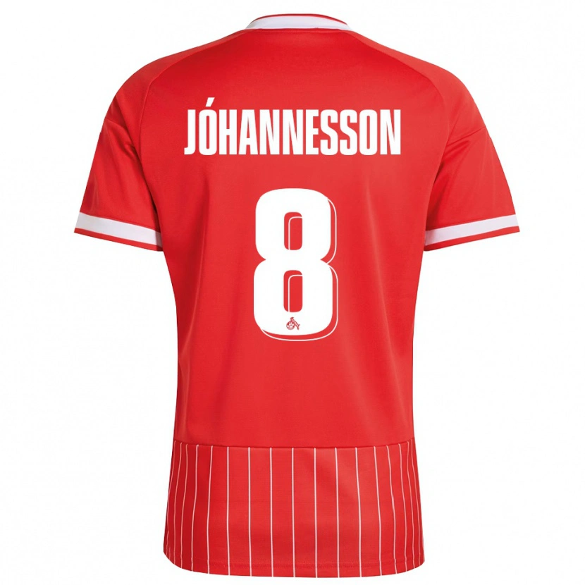 Danxen Mujer Camiseta Ísak Jóhannesson #8 Verde Rojo Blanco 2ª Equipación 2026/27 La Camisa México