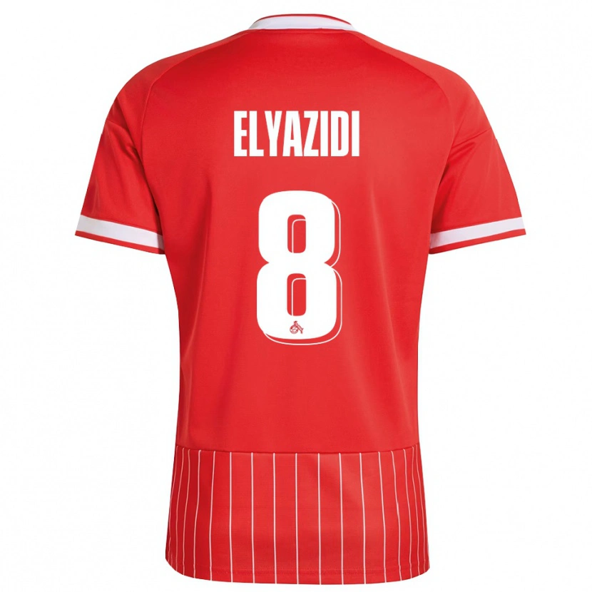 Danxen Mujer Camiseta Ilias Elyazidi #8 Verde Rojo Blanco 2ª Equipación 2026/27 La Camisa México