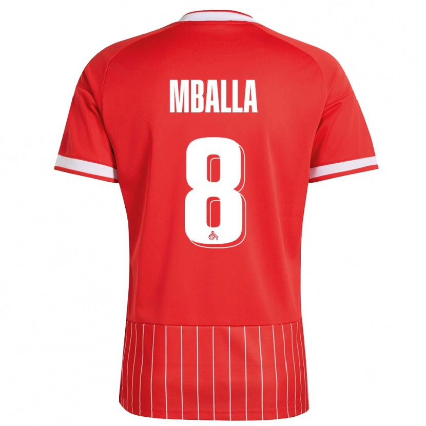 Danxen Mujer Camiseta Loiks Mballa #8 Verde Rojo Blanco 2ª Equipación 2026/27 La Camisa México