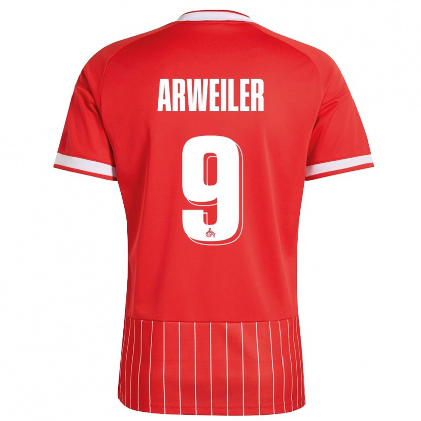 Danxen Mujer Camiseta Jonas Arweiler #9 Verde Rojo Blanco 2ª Equipación 2026/27 La Camisa México