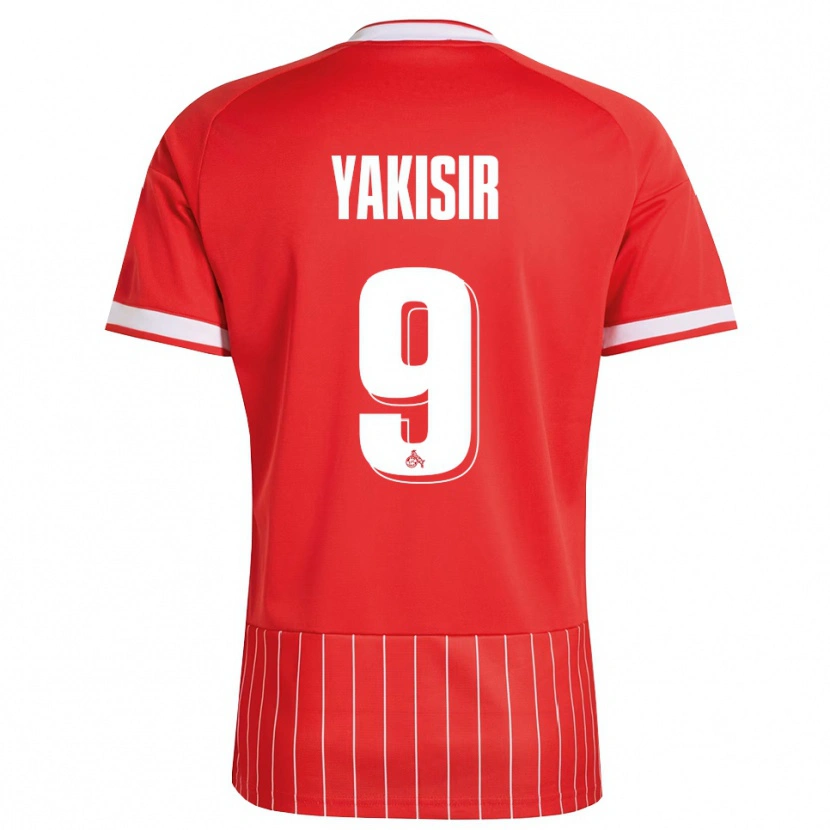 Danxen Mujer Camiseta Emir-Ahmet Yakisir #9 Verde Rojo Blanco 2ª Equipación 2026/27 La Camisa México