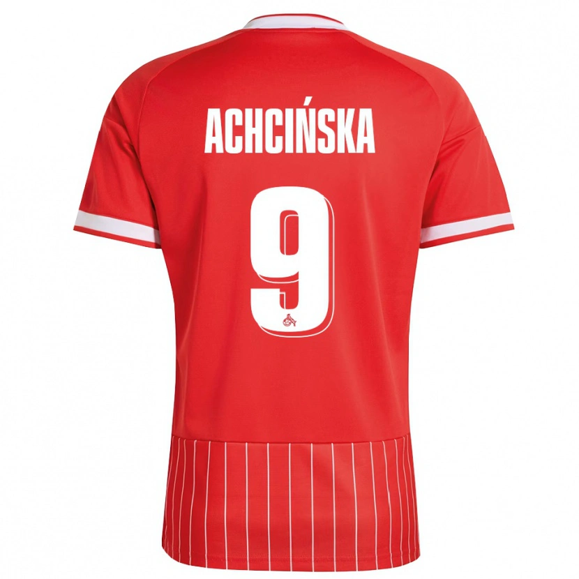 Danxen Mujer Camiseta Adriana Achcińska #9 Verde Rojo Blanco 2ª Equipación 2026/27 La Camisa México