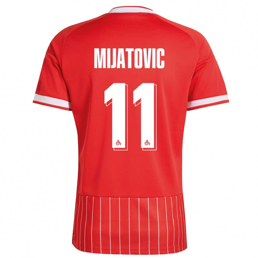 Danxen Mujer Camiseta Luca Mijatovic #11 Verde Rojo Blanco 2ª Equipación 2026/27 La Camisa México