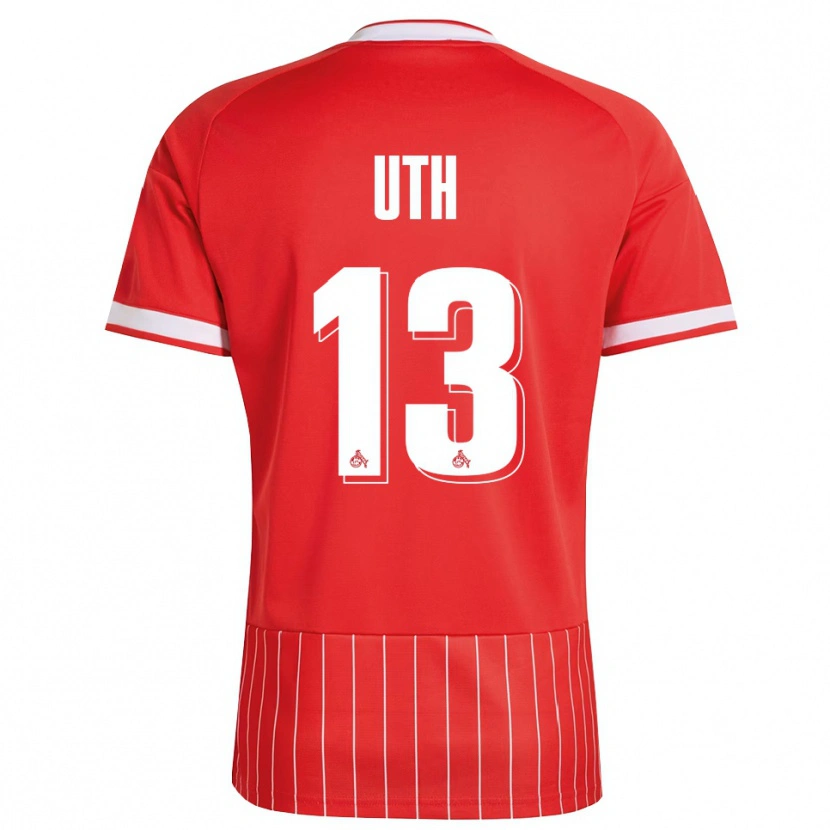 Danxen Mujer Camiseta Mark Uth #13 Verde Rojo Blanco 2ª Equipación 2026/27 La Camisa México