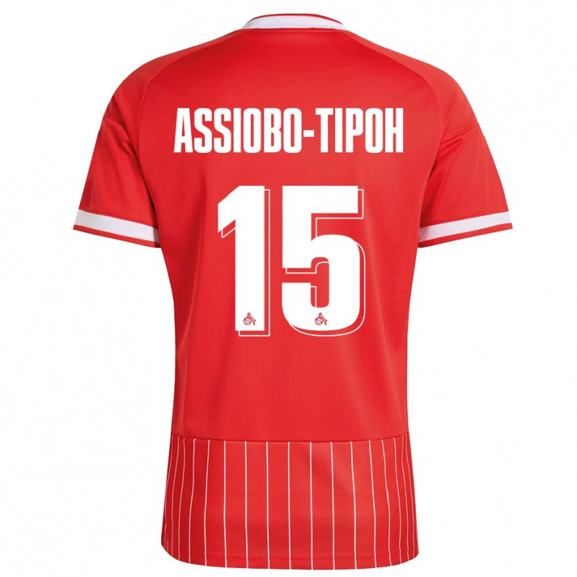 Danxen Mujer Camiseta Elfried Assiobo-Tipoh #15 Verde Rojo Blanco 2ª Equipación 2026/27 La Camisa México