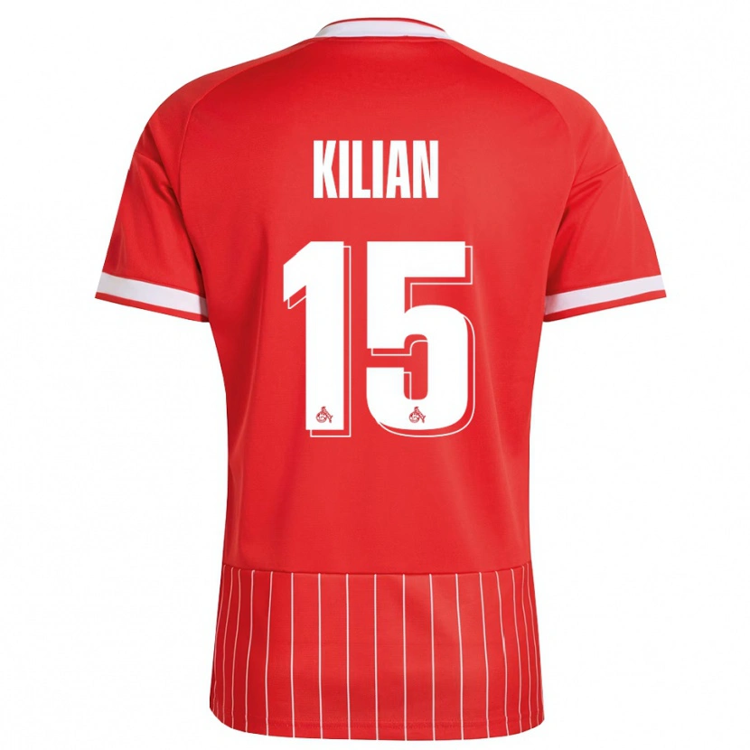 Danxen Mujer Camiseta Luca Kilian #15 Verde Rojo Blanco 2ª Equipación 2026/27 La Camisa México