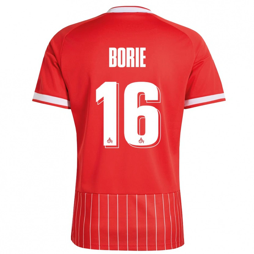 Danxen Mujer Camiseta Etienne Borie #16 Verde Rojo Blanco 2ª Equipación 2026/27 La Camisa México