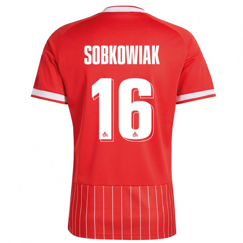 Danxen Mujer Camiseta Jannis Sobkowiak #16 Verde Rojo Blanco 2ª Equipación 2026/27 La Camisa México