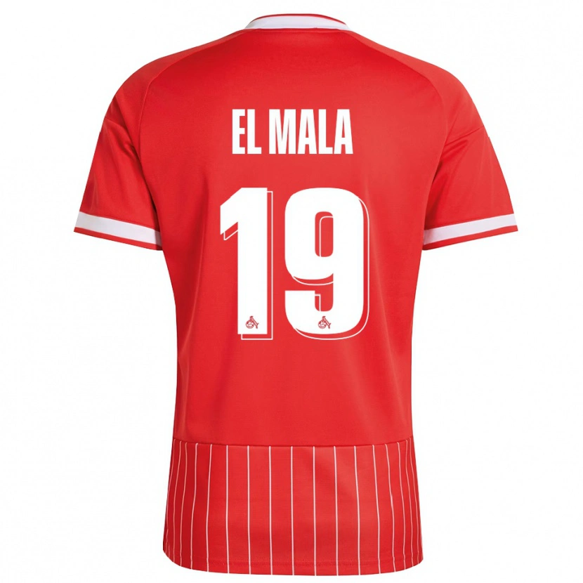 Danxen Mujer Camiseta Malek El Mala #19 Verde Rojo Blanco 2ª Equipación 2026/27 La Camisa México