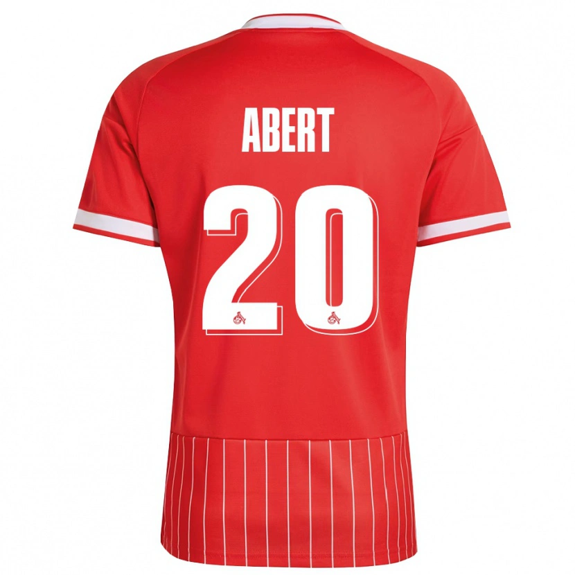 Danxen Mujer Camiseta Niklas Abert #20 Verde Rojo Blanco 2ª Equipación 2026/27 La Camisa México