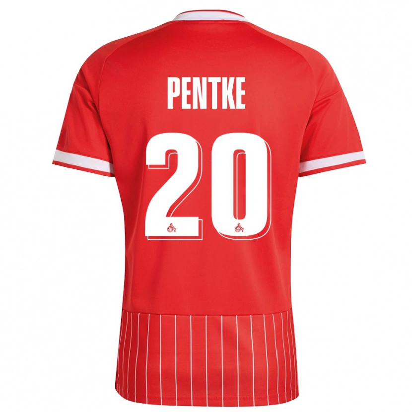 Danxen Mujer Camiseta Philipp Pentke #20 Verde Rojo Blanco 2ª Equipación 2026/27 La Camisa México