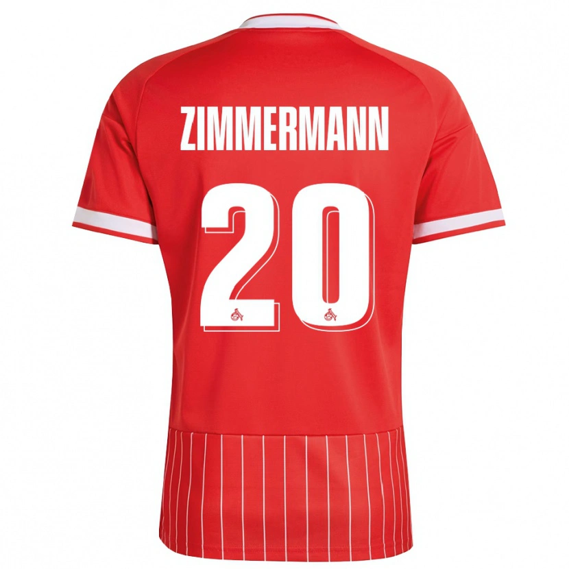 Danxen Mujer Camiseta Nick Zimmermann #20 Verde Rojo Blanco 2ª Equipación 2026/27 La Camisa México