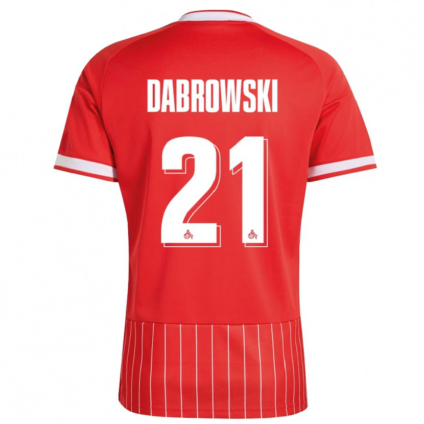 Danxen Mujer Camiseta Luc Dabrowski #21 Verde Rojo Blanco 2ª Equipación 2026/27 La Camisa México