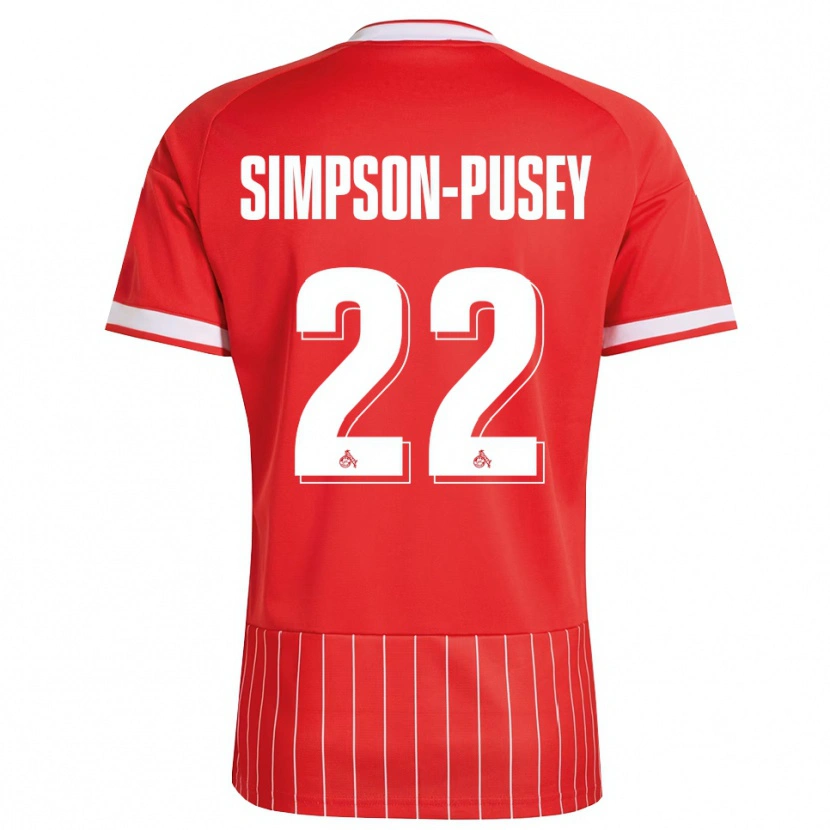 Danxen Mujer Camiseta Jahmai Simpson-Pusey #22 Verde Rojo Blanco 2ª Equipación 2026/27 La Camisa México