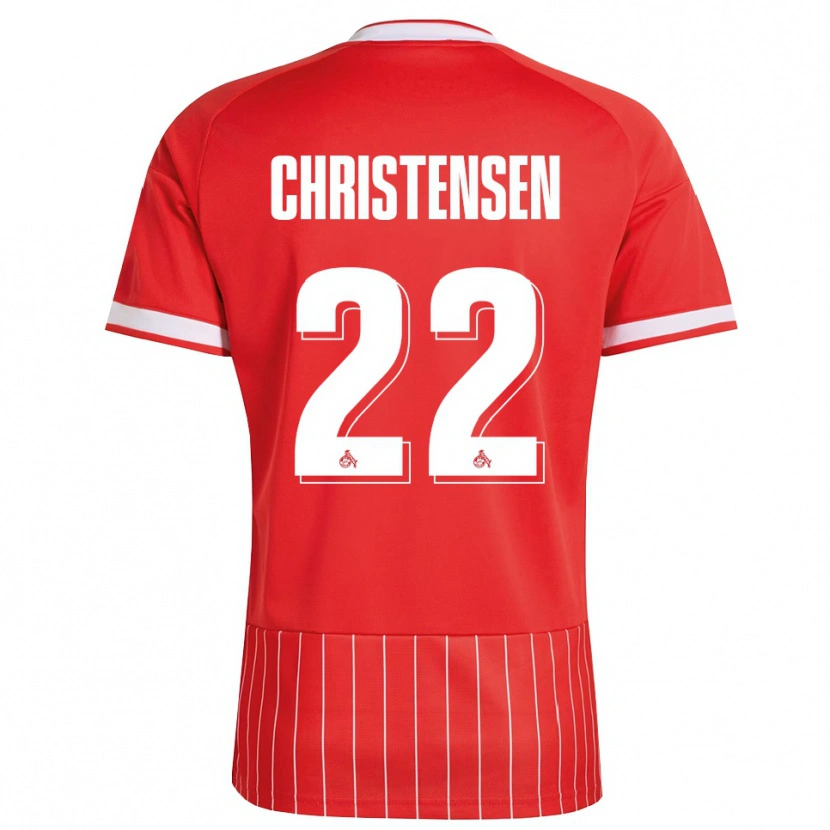 Danxen Mujer Camiseta Jacob Christensen #22 Verde Rojo Blanco 2ª Equipación 2026/27 La Camisa México