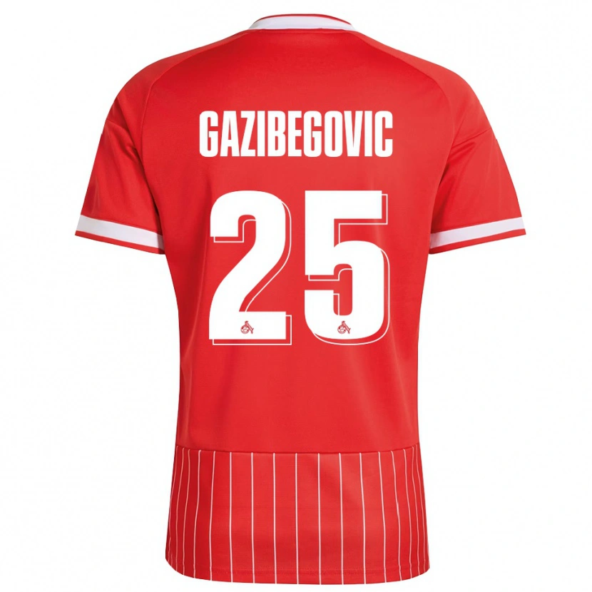 Danxen Mujer Camiseta Jusuf Gazibegovic #25 Verde Rojo Blanco 2ª Equipación 2026/27 La Camisa México