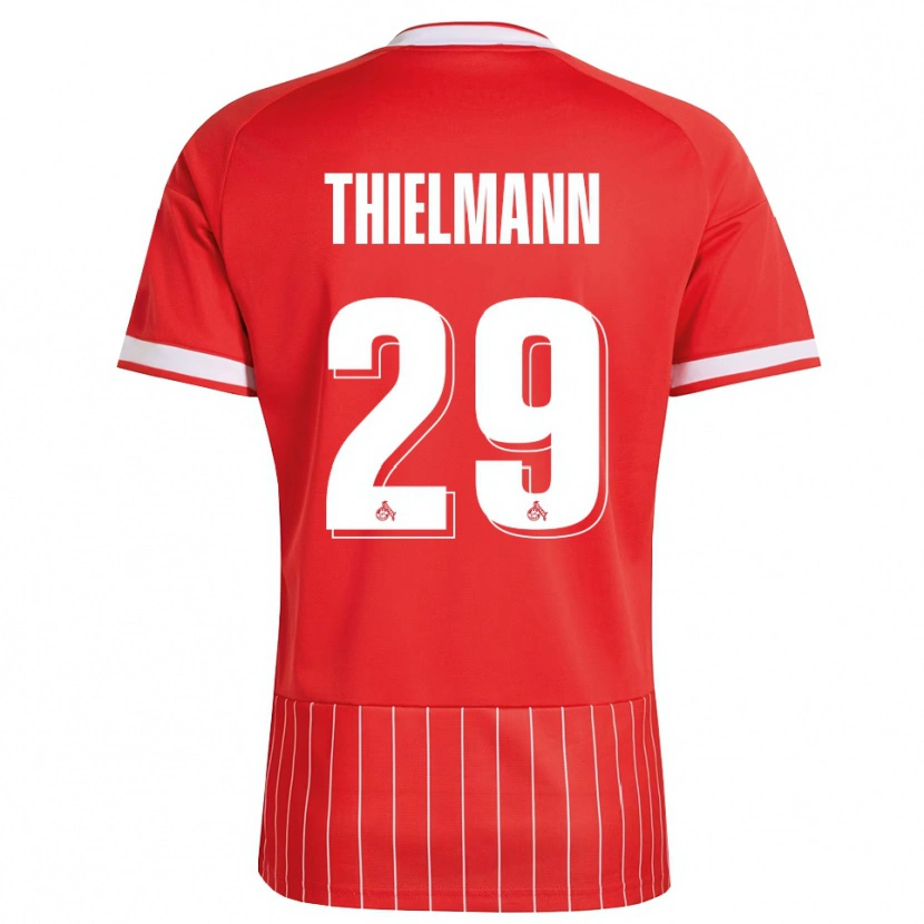 Danxen Mujer Camiseta Jan Thielmann #29 Verde Rojo Blanco 2ª Equipación 2026/27 La Camisa México