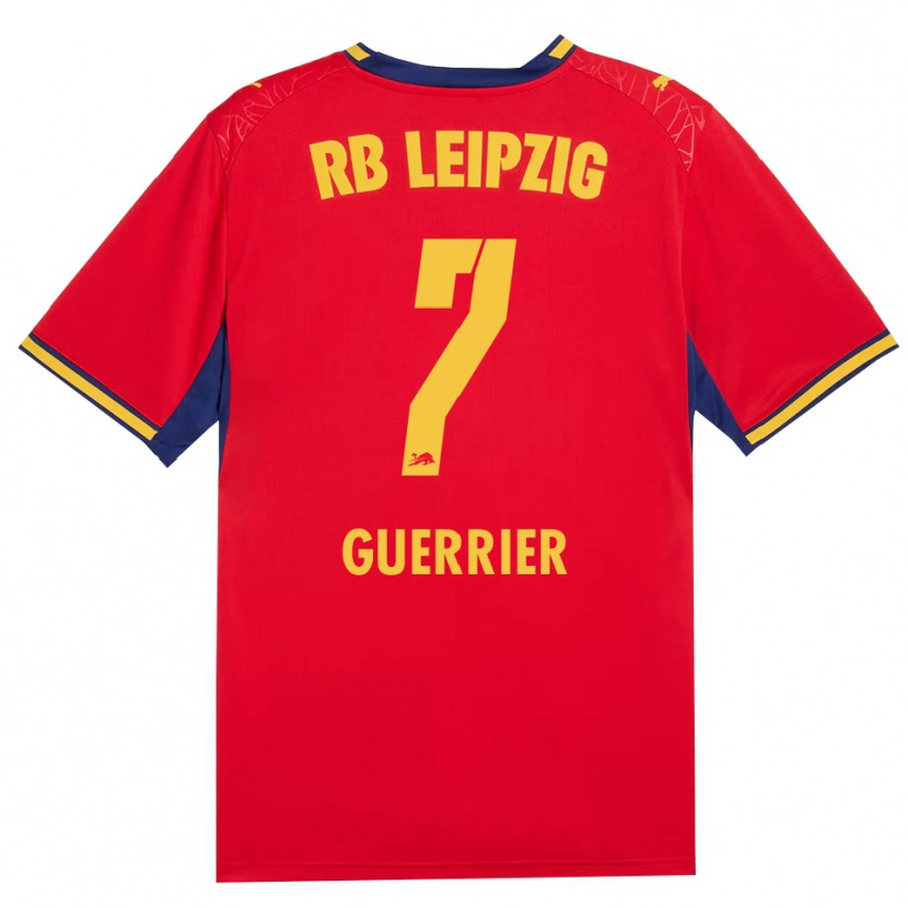Danxen Mujer Camiseta Oscar Guerrier #7 Azul Real Rojo Amarillo 2ª Equipación 2026/27 La Camisa México