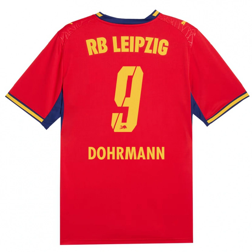 Danxen Mujer Camiseta Paul Dohrmann #9 Azul Real Rojo Amarillo 2ª Equipación 2026/27 La Camisa México