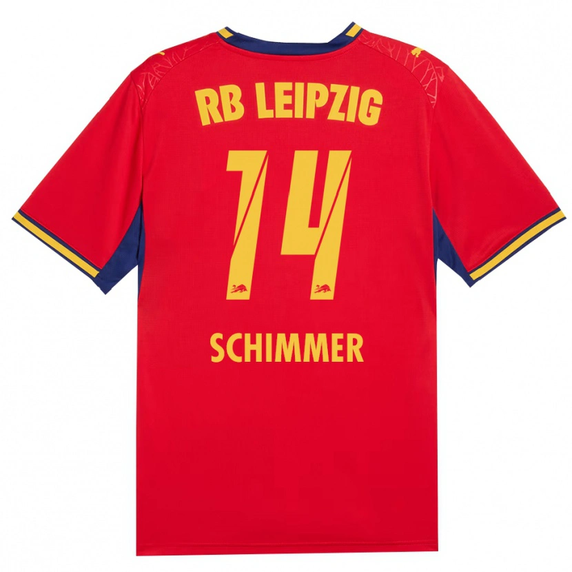 Danxen Mujer Camiseta Marleen Schimmer #14 Azul Real Rojo Amarillo 2ª Equipación 2026/27 La Camisa México