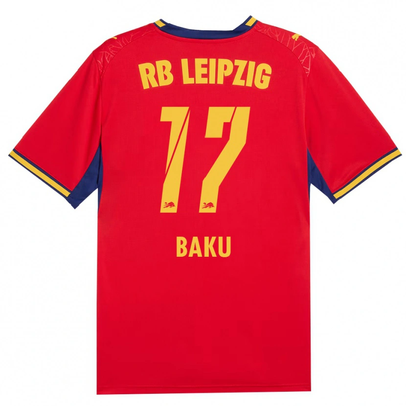Danxen Mujer Camiseta Ridle Baku #17 Azul Real Rojo Amarillo 2ª Equipación 2026/27 La Camisa México