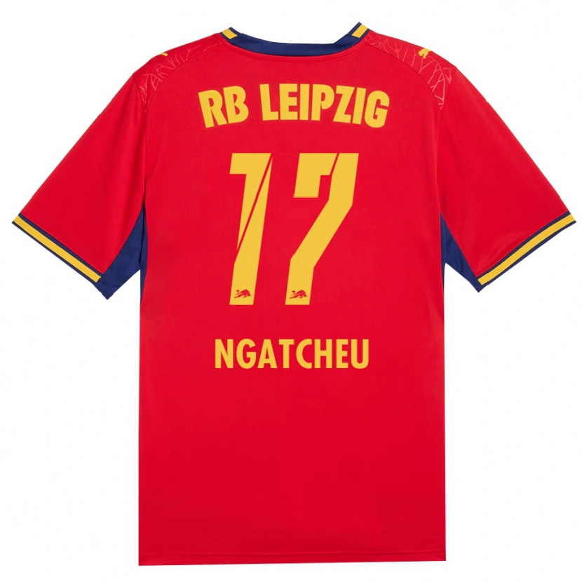 Danxen Mujer Camiseta Yohan Ngatcheu #17 Azul Real Rojo Amarillo 2ª Equipación 2026/27 La Camisa México