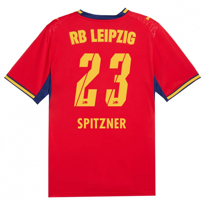 Danxen Mujer Camiseta Kyra Spitzner #23 Azul Real Rojo Amarillo 2ª Equipación 2026/27 La Camisa México