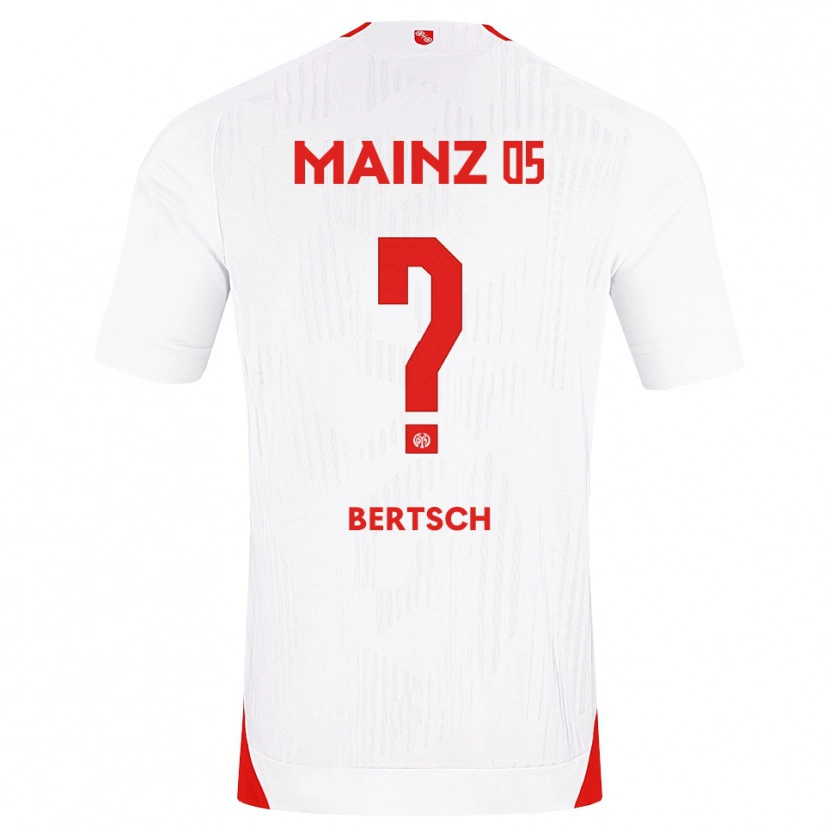 Danxen Mujer Camiseta Paul Bertsch #0 Blanco Rojo Amarillo 2ª Equipación 2026/27 La Camisa México