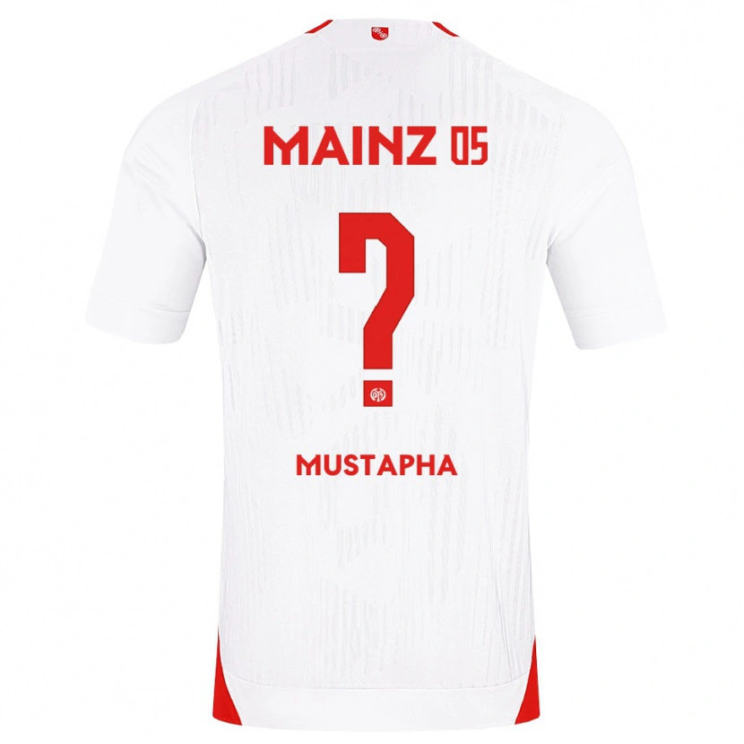 Danxen Mujer Camiseta Jesaja Mustapha #0 Blanco Rojo Amarillo 2ª Equipación 2026/27 La Camisa México