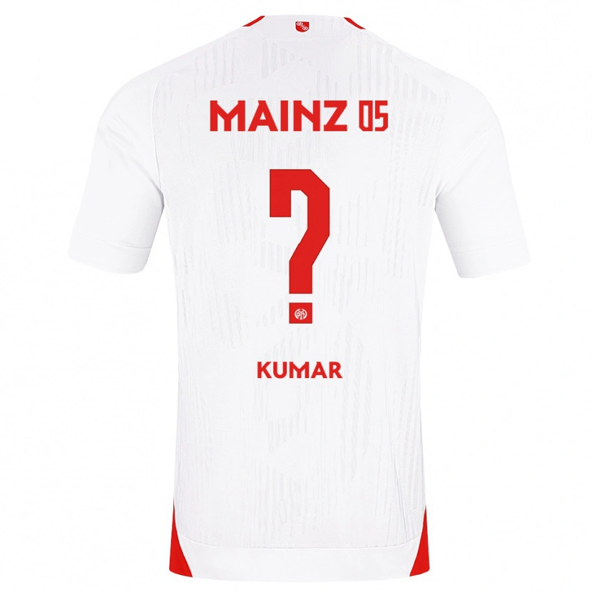 Danxen Mujer Camiseta Florian Kumar #0 Blanco Rojo Amarillo 2ª Equipación 2026/27 La Camisa México