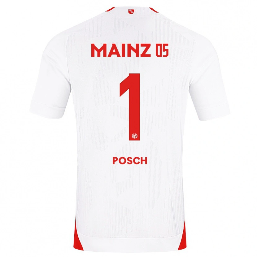Danxen Mujer Camiseta Daniel Posch #1 Blanco Rojo Amarillo 2ª Equipación 2026/27 La Camisa México