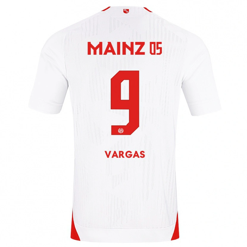Danxen Mujer Camiseta Nayrobi Vargas #9 Blanco Rojo Amarillo 2ª Equipación 2026/27 La Camisa México