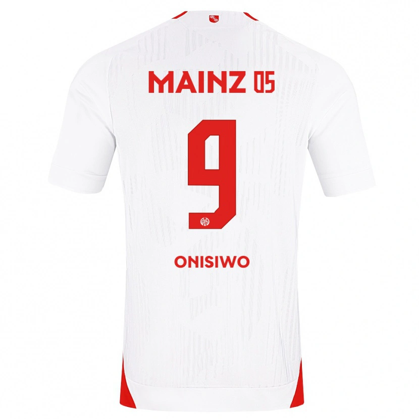 Danxen Mujer Camiseta Karim Onisiwo #9 Blanco Rojo Amarillo 2ª Equipación 2026/27 La Camisa México