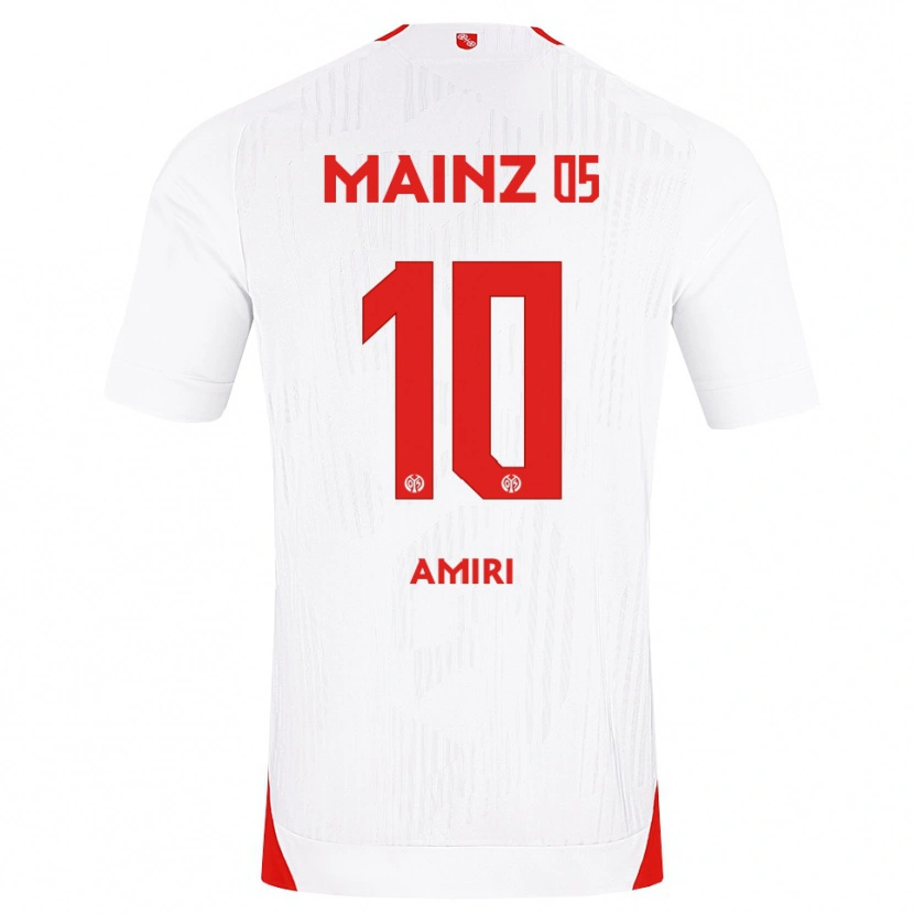 Danxen Mujer Camiseta Nadiem Amiri #10 Blanco Rojo Amarillo 2ª Equipación 2026/27 La Camisa México