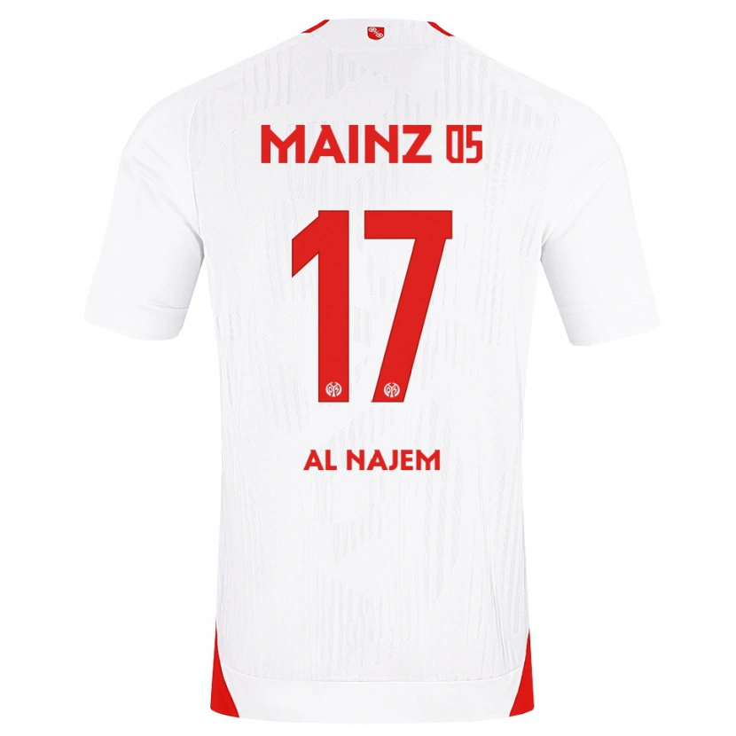 Danxen Mujer Camiseta Salma Al Najem #17 Blanco Rojo Amarillo 2ª Equipación 2026/27 La Camisa México